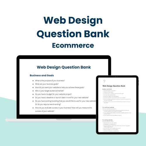 Web Design Question Bank - Ecommerce