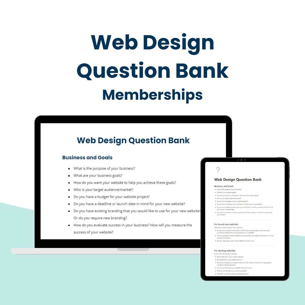 Web Design Question Bank - Memberships